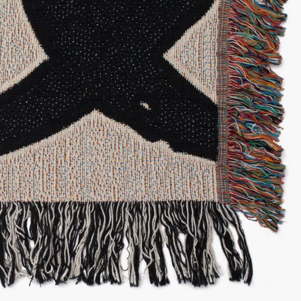 Gleam of Grace: Stained Glass Woven Blanket