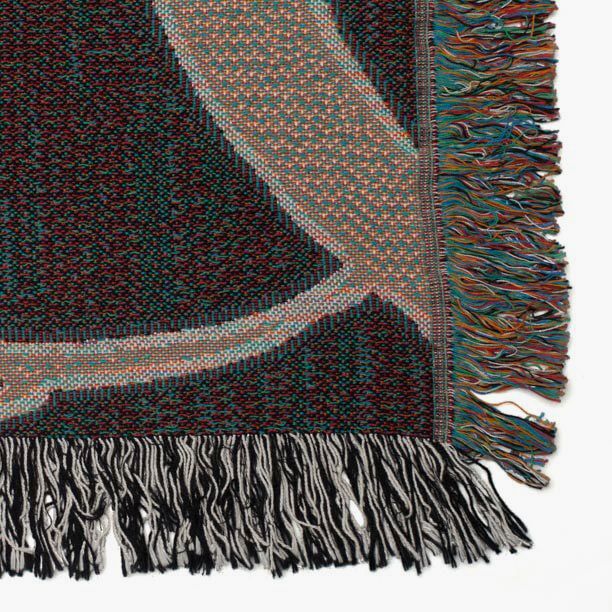 Gleam of Grace: Stained Glass Woven Blanket