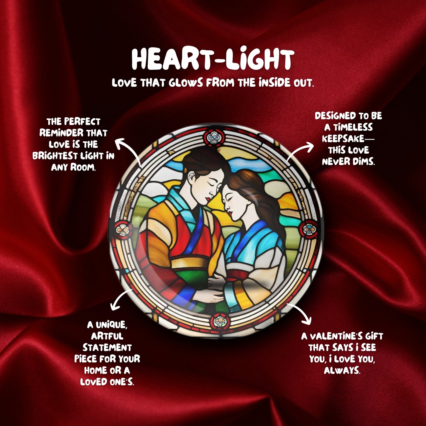 Heart-light | Ceramic Decorative Plates