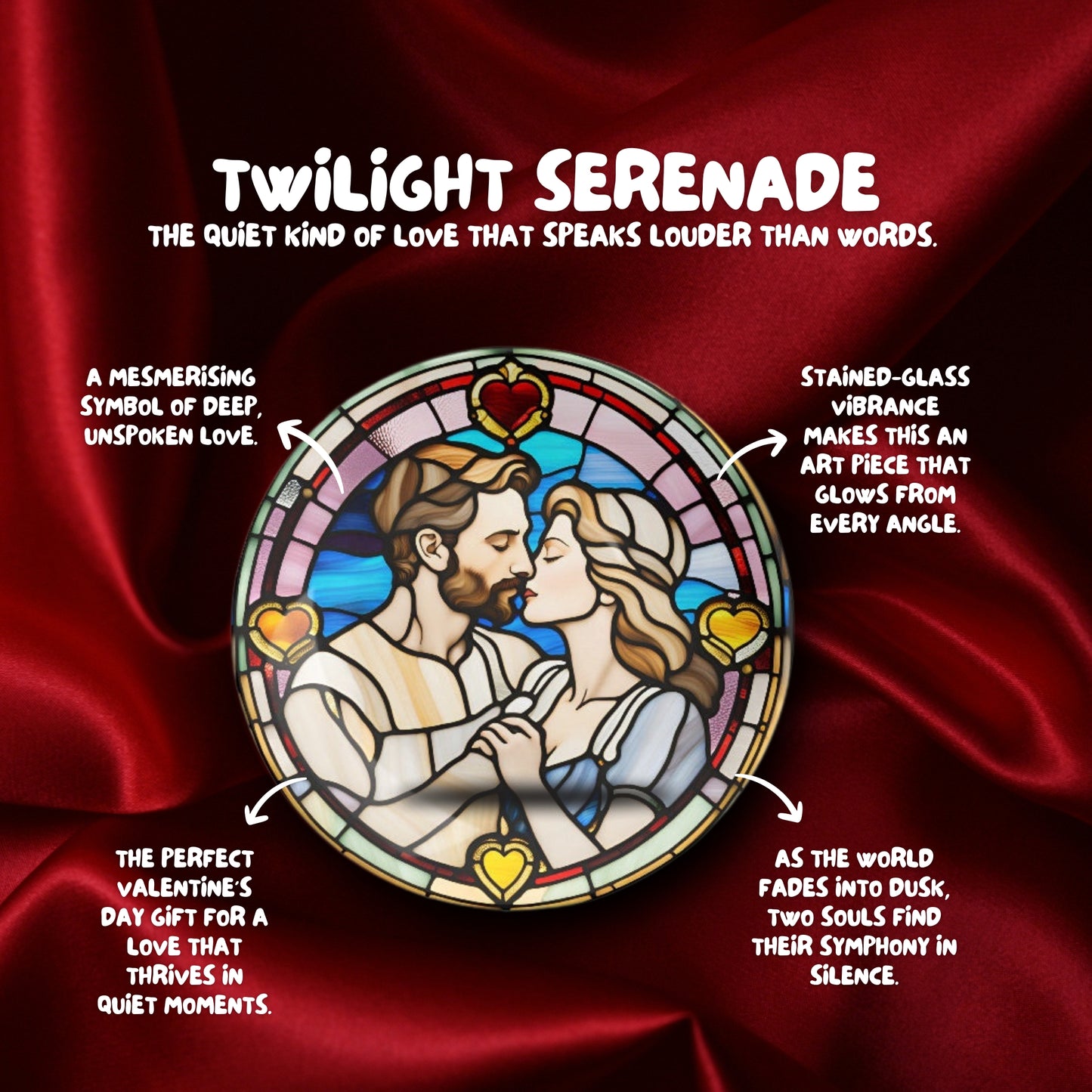 Twilight Serenade | Ceramic Decorative Plates