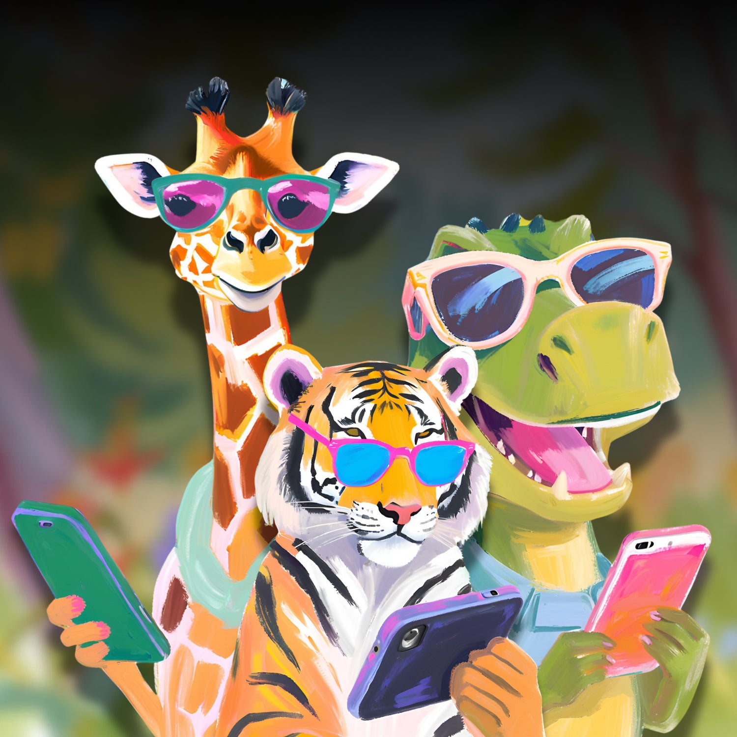 Hold the Bold 🦒🐅🦖🌻