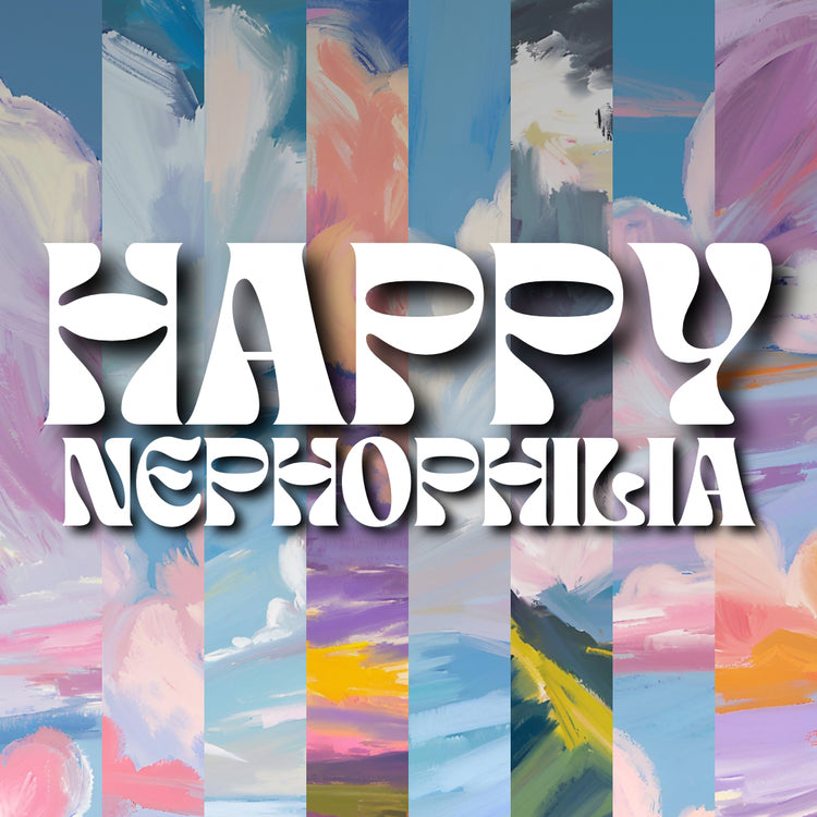 HAPPY NEPHOPHILIA | FROSTED GLASS CAN TUMBLER
