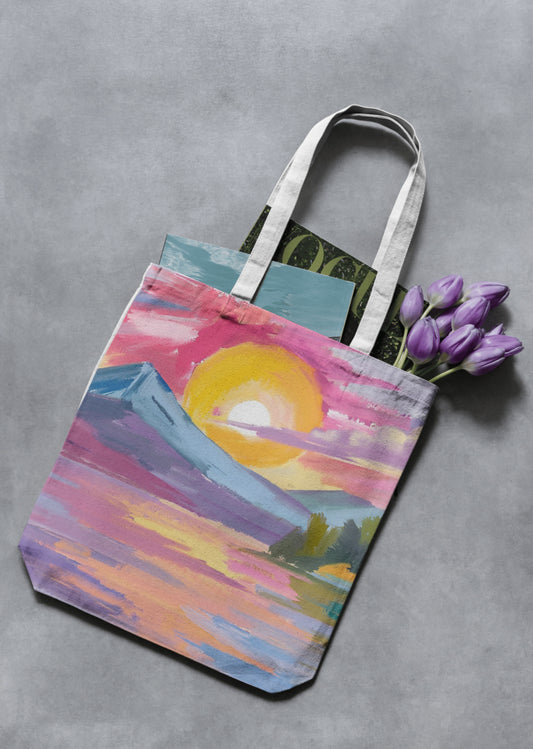 Pastel Paradise : Double-Sided Tote Bag