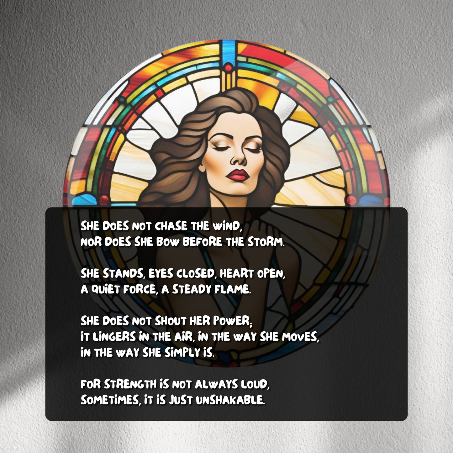 SILENT STRENGTH | CERAMIC DECOR PLATE