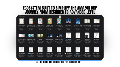 ✅ AMAZON KDP STARTER KIT – LAUNCH YOUR FIRST KDP BOOK STEP-BY-STEP